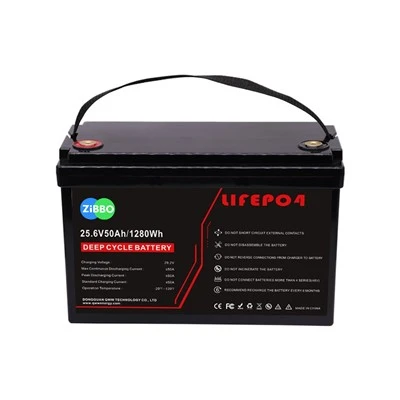 24V 50AH oplaadbare deep-cycle-batterij