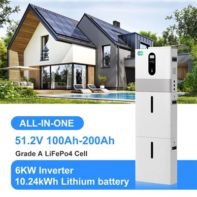 Solar All-In-One 6KW Inverter + 10 kWh lithiumbatterij
